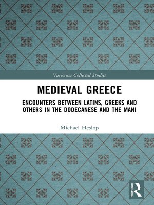 cover image of Medieval Greece